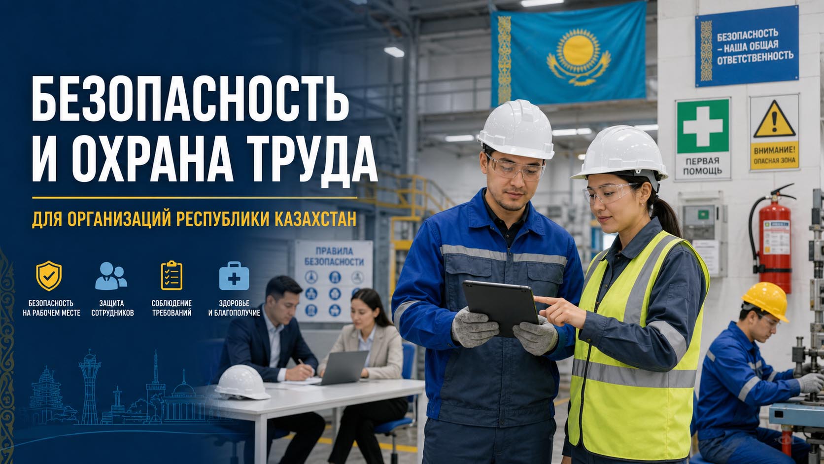 Безопасность и охрана труда для организаций Республики Казахстан
